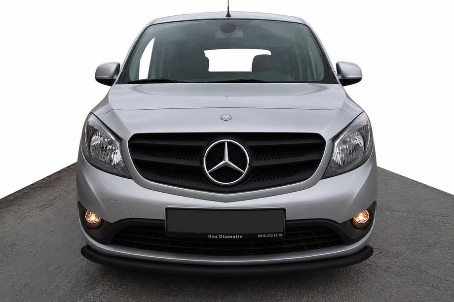 Mercedes Citan 2013–2021 Sprednji zaščitni lok ST008 Black (nerjaveče jeklo) Image