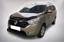 Renault Lodgy 2013–2022 Sprednji zaščitni lok ST008 Black (nerjavno jeklo) fotografija 3