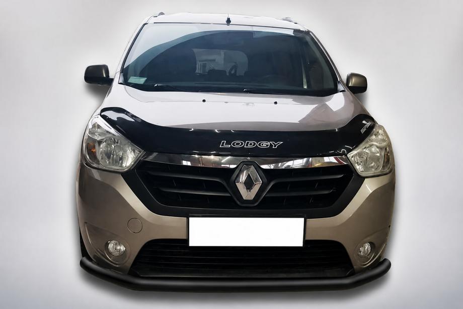 Renault Lodgy 2013–2022 Sprednji zaščitni lok ST008 Black (nerjavno jeklo) Image