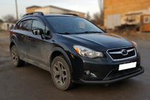 Subaru XV 2011–2017 Sprednji zaščitni lok ST008 Black (nerjavno jeklo) fotografija 2