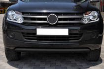 Volkswagen Amarok 2010–2022 Sprednji zaščitni lok ST008 Black (nerjavno jeklo) fotografija 3