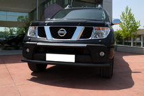 Nissan Navara 2006–2015 Sprednji zaščitni lok ST008 Black (nerjavno jeklo) fotografija 3