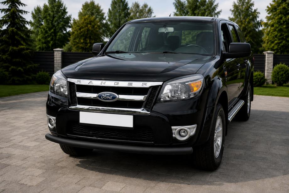 Ford Ranger 2007–2011 Sprednji zaščitni lok ST008 Black (nerjavno jeklo) Image