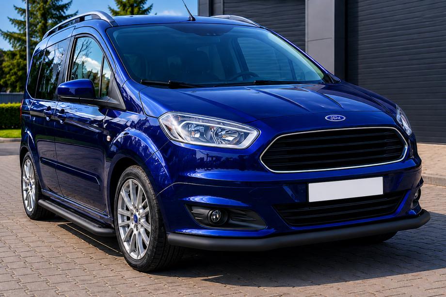 Ford Courier 2014–2023 Sprednji zaščitni lok ST008 Black (nerjavno jeklo) Image