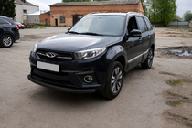 Chery Tiggo 3 2005– Sprednji zaščitni lok ST008 Black (nerjavno jeklo) fotografija 2