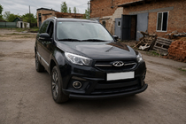 Chery Tiggo 3 2005– Sprednji zaščitni lok ST008 Black (nerjavno jeklo) fotografija 4