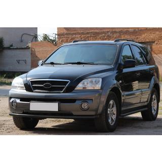 Sprednji zaščitni lok ST008 Black (nerjavno jeklo) Kia Sorento I BL 2002–2009 fotografija 1