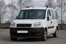 Fiat Doblo I 2001–2005 Sprednji zaščitni lok ST008 Black (nerjavno jeklo) fotografija 1