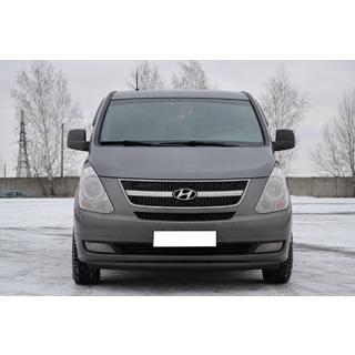 Sprednji zaščitni lok ST008 Black (nerjavno jeklo) Hyundai H300, H1, Starex 2008–2020 fotografija 1
