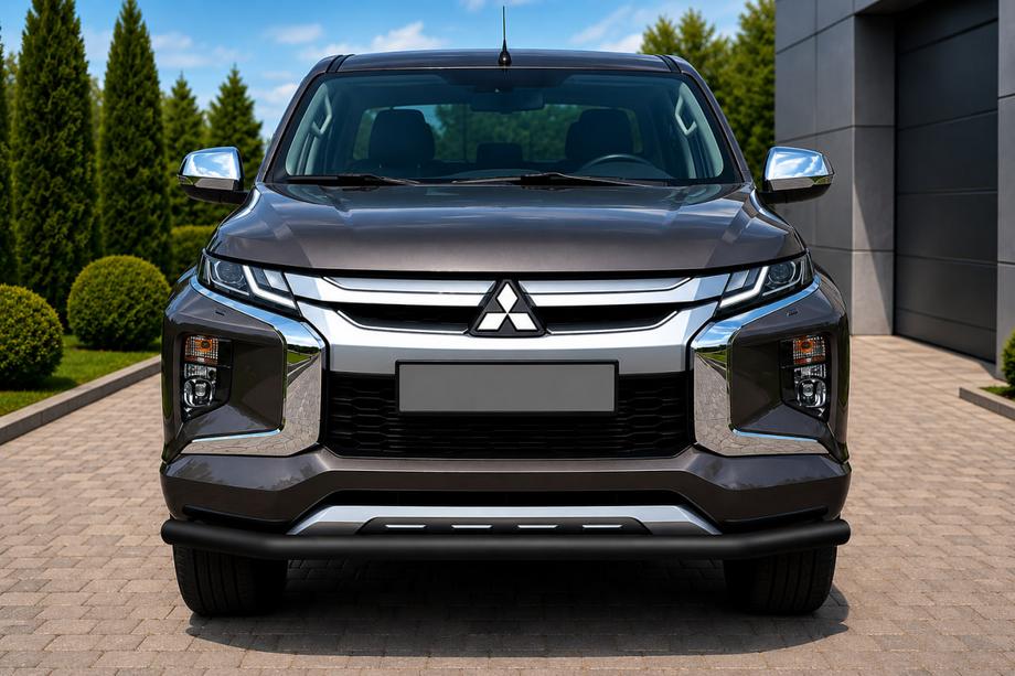 Fiat Fullback 2016– Sprednji zaščitni lok ST008 Black (nerjavno jeklo) Image