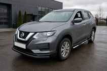 Nissan X-trail T32/Rogue 2014–2021 Sprednji zaščitni lok ST008 Black (nerjavno jeklo) fotografija 1