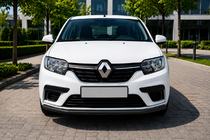 Renault Sandero 2013–2022 Sprednji zaščitni lok ST008 Black (nerjavno jeklo) fotografija 2