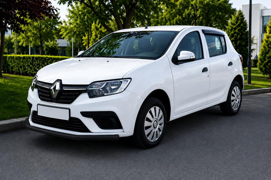 Renault Sandero 2013–2022 Sprednji zaščitni lok ST008 Black (nerjavno jeklo) Image