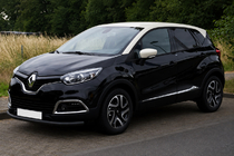 Renault Captur 2013–2019 Sprednji zaščitni lok ST008 Black (nerjavno jeklo) fotografija 1