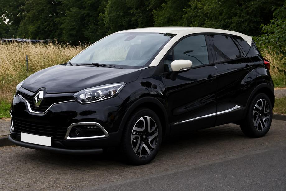 Renault Captur 2013–2019 Sprednji zaščitni lok ST008 Black (nerjavno jeklo) Image