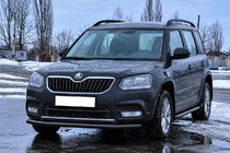 Skoda Yeti 2009–2017 Sprednji zaščitni lok ST008 Black (nerjavno jeklo) fotografija 2