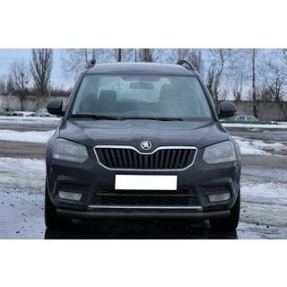 Sprednji zaščitni lok ST008 Black (nerjavno jeklo) Skoda Yeti 2009–2017 fotografija 1