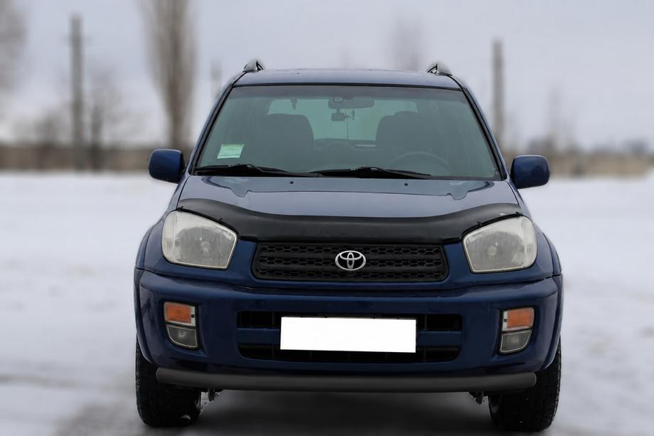 Toyota Rav 4 2001–2005 Sprednji zaščitni lok ST008 Black (nerjavno jeklo) Fotografija 1