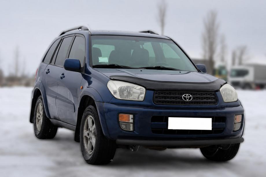 Toyota Rav 4 2001–2005 Sprednji zaščitni lok ST008 Black (nerjavno jeklo) Fotografija 2