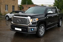 Toyota Tundra 2007–2021 Sprednji zaščitni lok ST008 Black (nerjavno jeklo) fotografija 2