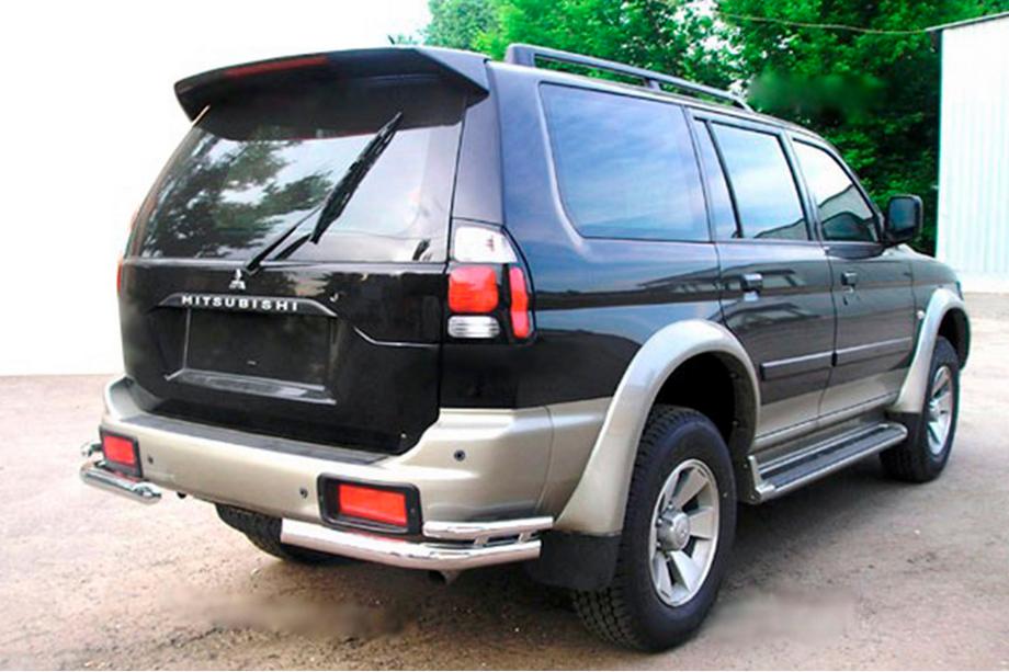 Mitsubishi Pajero Sport 1996–2007 Zadnji dvojni kotniki (2 kosa, nerjaveče jeklo) Image