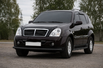 SsangYong Rexton I 2001–2017 Sprednji zaščitni lok ST008 Black (nerjavno jeklo) fotografija 1