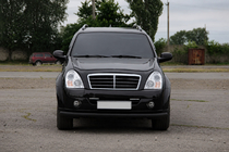 SsangYong Rexton I 2001–2017 Sprednji zaščitni lok ST008 Black (nerjavno jeklo) fotografija 2