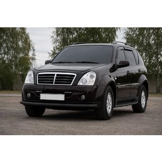 Sprednji zaščitni lok ST008 Black (nerjavno jeklo) SsangYong Rexton I 2001–2017 fotografija 1