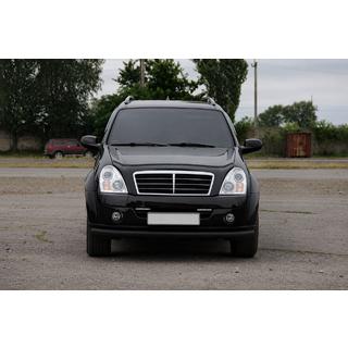Sprednji zaščitni lok ST008 Black (nerjavno jeklo) SsangYong Rexton I 2001–2017 fotografija 2