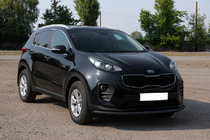 Kia Sportage 2015–2021 Sprednji zaščitni lok ST008 Black (nerjavno jeklo) fotografija 2