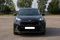 Kia Sportage 2015–2021 Sprednji zaščitni lok ST008 Black (nerjavno jeklo) fotografija 3