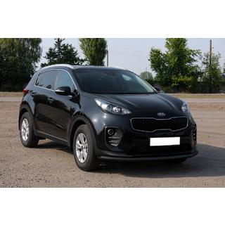 Sprednji zaščitni lok ST008 Black (nerjavno jeklo) Kia Sportage 2015–2021 fotografija 2