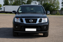 Nissan Pathfinder R51 2005–2014 Sprednja zaščita ST008-1 Black (nerjavno jeklo) fotografija 3