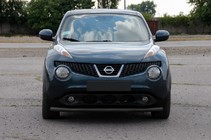 Nissan Juke 2010–2019 Sprednji zaščitni lok ST008-2 Black (nerjaveče jeklo) fotografija 3