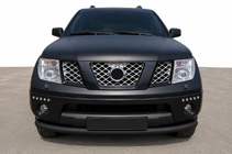 Nissan Pathfinder R51 2005–2014 Sprednji zaščitni lok ST008-2 Black (nerjaveče jeklo) fotografija 1
