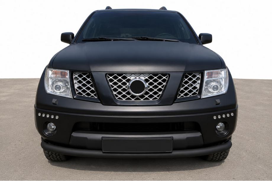 Nissan Pathfinder R51 2005–2014 Sprednji zaščitni lok ST008-2 Black (nerjaveče jeklo) Image