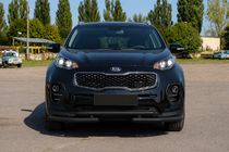 Kia Sportage 2015–2021 Sprednja zaščita ST009 Black (nerjavno jeklo) fotografija 3