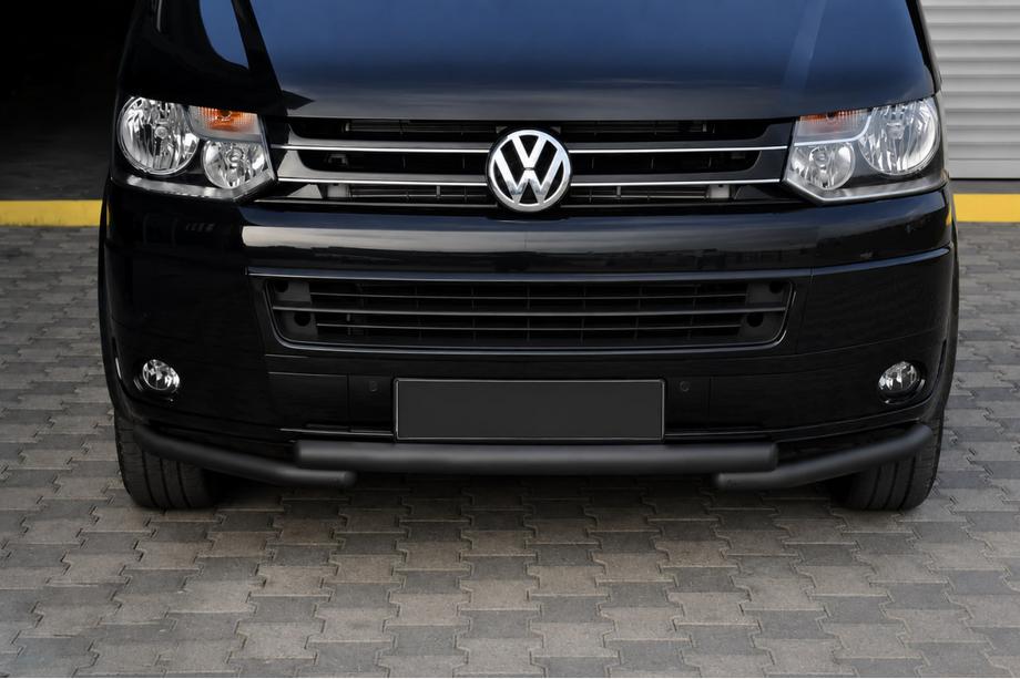 Volkswagen T5 2010–2015 Sprednja zaščitna letev ST009 Greyder Black (nerjavno jeklo) Image
