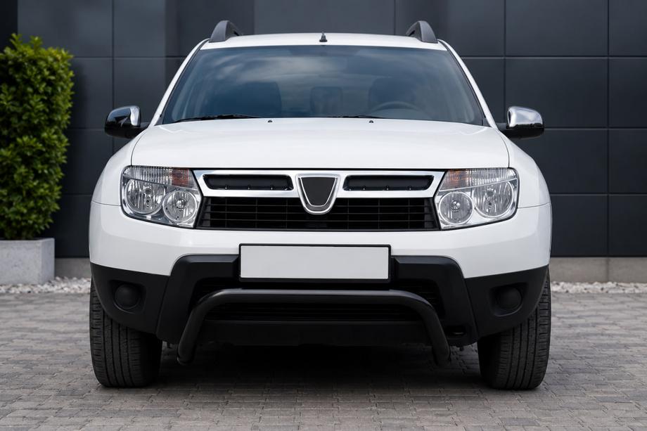 Dacia Duster 2008–2018 Sprednji zaščitni lok ST011 Black (nerjavno jeklo) Image