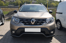 Renault Duster 2008–2017 Sprednji zaščitni lok ST012 Black (nerjavno jeklo) fotografija 1