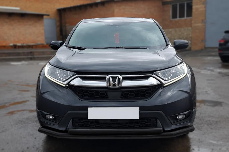 Honda CRV 2017–2022 Sprednji zaščitni lok ST014 Black (2016-2019, nerjaveče jeklo) Image