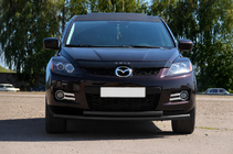 Mazda CX-7 2006–2012 Sprednji zaščitni lok ST014 Black (nerjaveče jeklo) fotografija 2