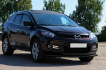 Mazda CX-7 2006–2012 Sprednji zaščitni lok ST014 Black (nerjaveče jeklo) fotografija 3