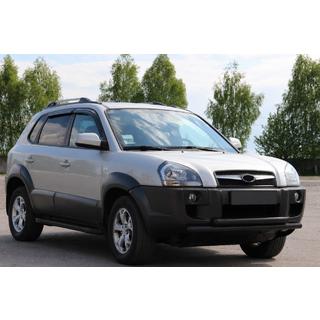 Sprednji zaščitni lok ST014 Black (nerjaveče jeklo) Hyundai Tucson JM 2004– fotografija 2
