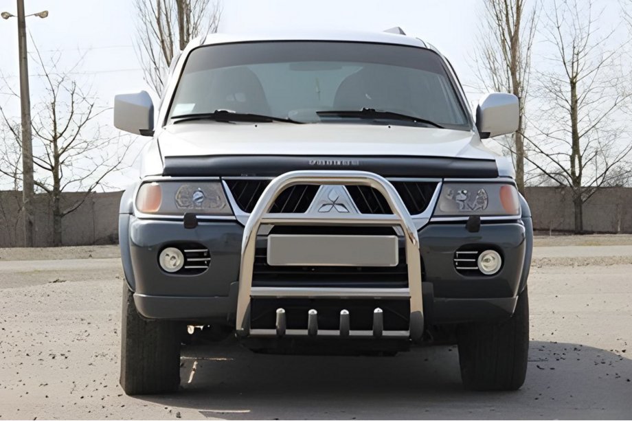 Mitsubishi Pajero Sport 1996–2007 Kenguru zaščitni lok QT007 (nerjaveče jeklo) Image