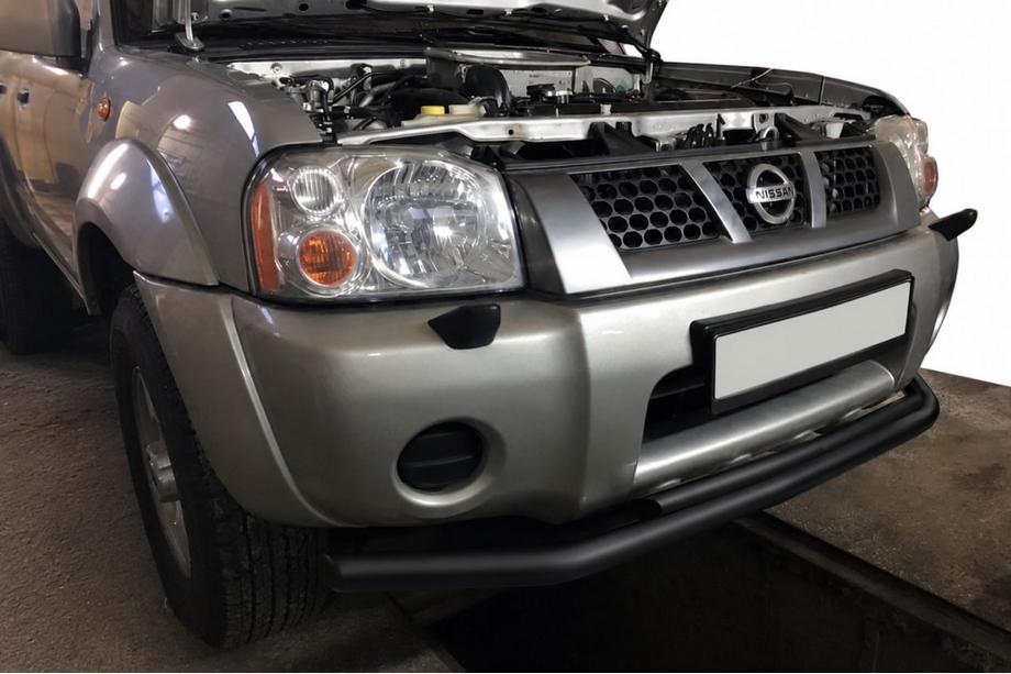 Nissan NP300 1999–2015 Sprednji zaščitni lok ST014 Black (nerjavno jeklo) Image