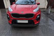 Kia Sportage 2015–2021 Sprednji zaščitni lok ST014 Black (nerjavno jeklo) fotografija 2