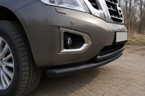 Toyota Rav 4 2013–2018 Sprednji zaščitni lok ST014 Black (nerjavno jeklo) fotografija 1
