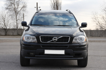 Volvo XC90 2002–2014 Sprednji zaščitni lok ST014 Black (nerjavno jeklo) fotografija 1