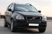 Volvo XC90 2002–2014 Sprednji zaščitni lok ST014 Black (nerjavno jeklo) fotografija 3